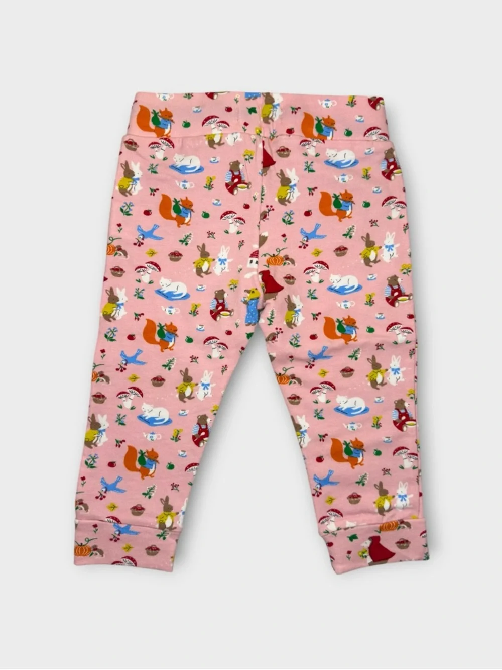 Mini Boden Story Time Woodland Animals Applique Top & Leggings Matching Set